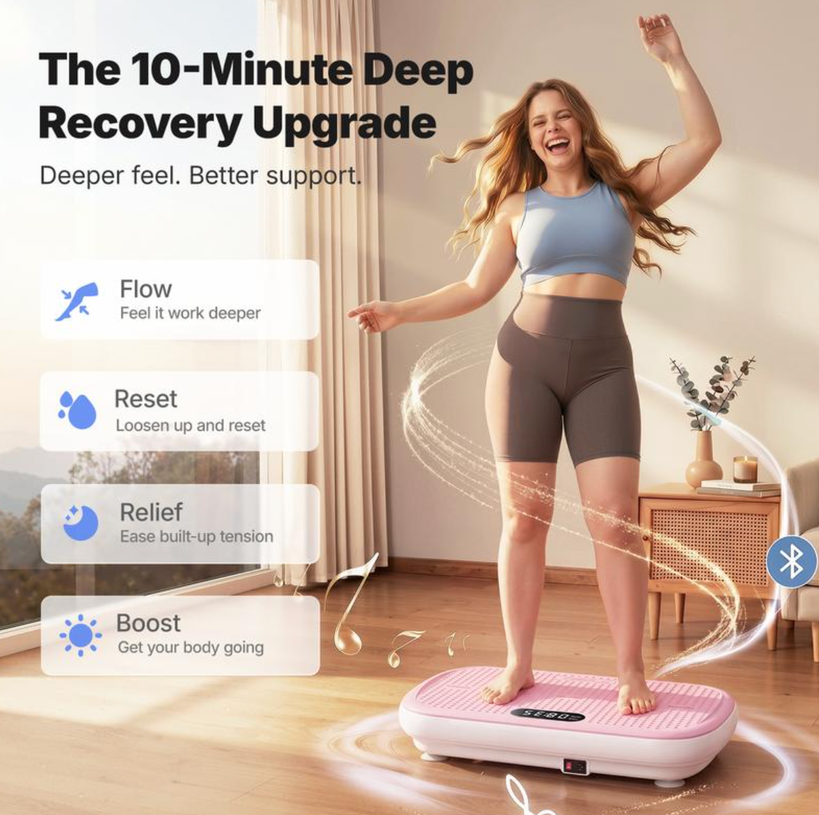 Merax™ CV40 Curved Vibration Plate
