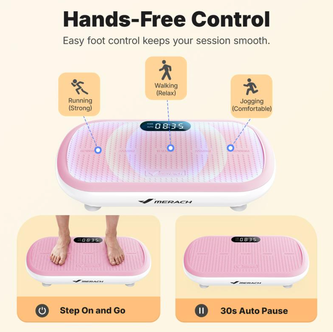 Merax™ CV40 Curved Vibration Plate