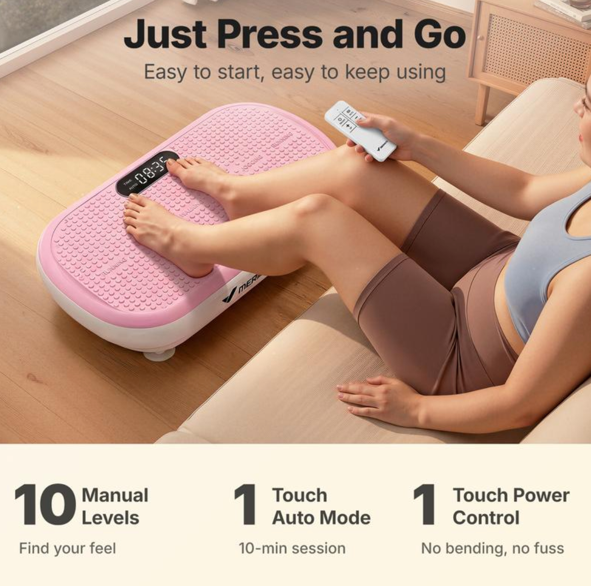 Merax™ CV40 Curved Vibration Plate