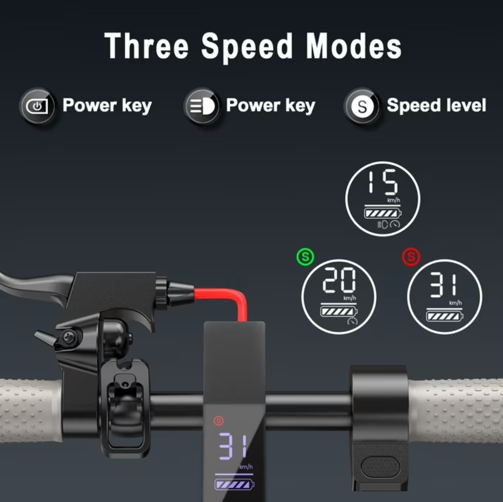 Foldable Electric Scooter for Adults | 350W, 21 Miles