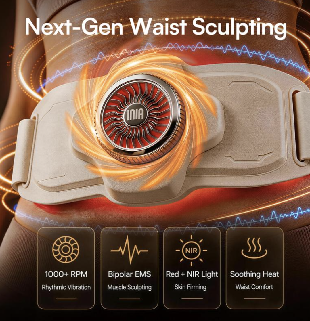 Wearable Heated Massage Belt — Soothing Heat & Vibration