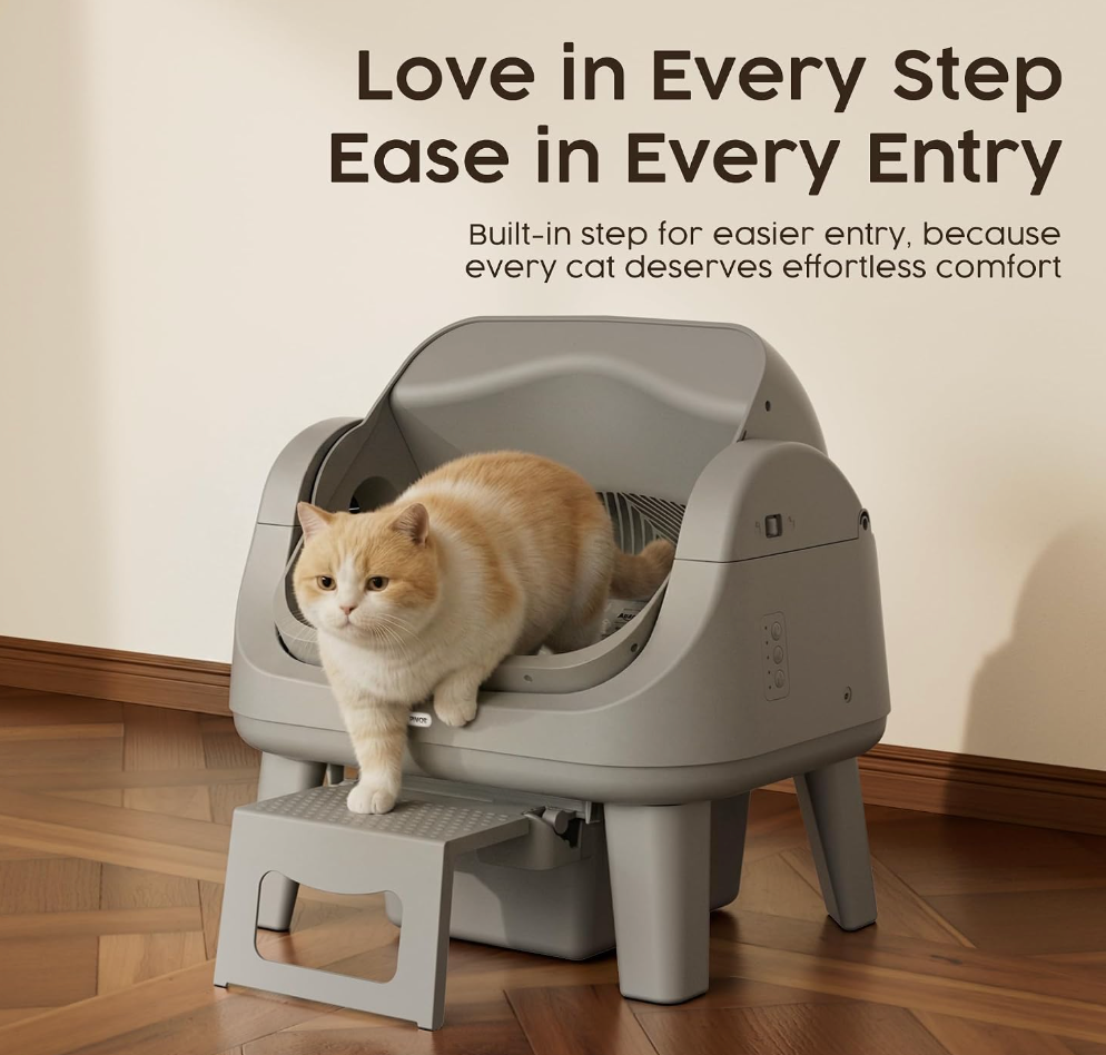 Automatic Self-Cleaning Cat Litter Box