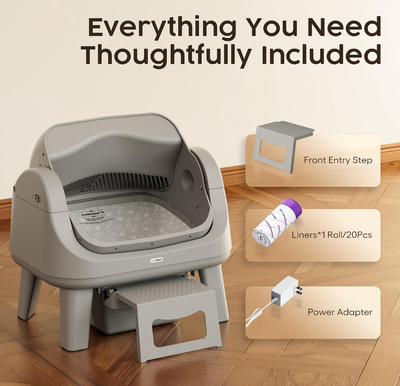 Automatic Self-Cleaning Cat Litter Box